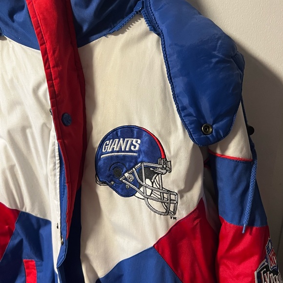 90s NY Giants Pro Player Puffer Jacket (HUGE PATCHES) - Picture 3 of 10
